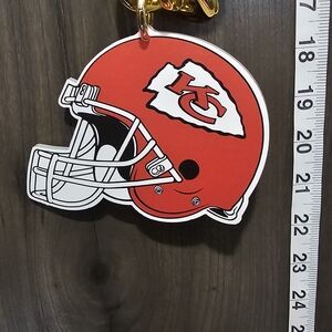 NFL RARE Kansas City Chiefs Red and White Helmet Fan Chain